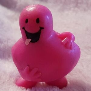 Cheerful Pink Action Figure for Kids